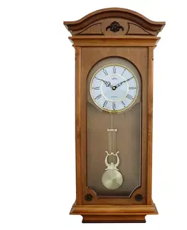 Hodiny Drevené nástenné hodiny s kyvadlom MPM E05.3893.50, 72cm