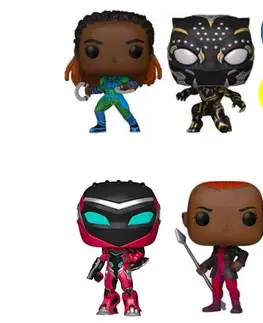 Zberateľské figúrky POP! 4 Pack Black Panther 2 Wakanda Forever (Marvel) Special Editon (Glows in The Dark) 4 Pack 