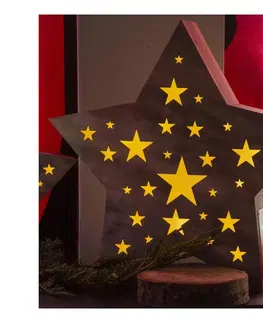 Vianočné osvetlenie  RXL 348 hviezda perforovaná stredná WW