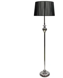 Lampy  Stojacia lampa GILLENIA 1xE27/60W/230V čierna 