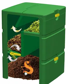 Kompostéry Kompostér 600l plast Dekorhome