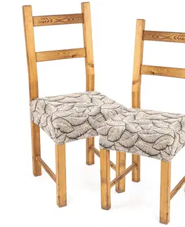 Doplnky do spálne 4Home Napínací poťah na sedák na stoličku Comfort Plus Nature, 40 - 50 cm, sada 2 ks