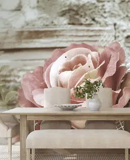 Samolepiace tapety Samolepiaca fototapeta elegantná vintage ruža