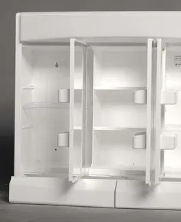 Kúpeľňový nábytok Jokey - SAPHIR galérka 60x51x18cm, zářivka T8,1x15W, G13, biela plast 591322