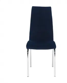 Jedálenské stoličky a kreslá Jedálenská stolička GERDA NEW Tempo Kondela Modrá