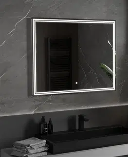 Kúpeľňa MEXEN - Taco zrkadlo s osvetlením 100 x 80 cm, LED 6000K, 9805-100-080-611-00