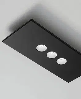 Stropné svietidlá ICONE Nástenné a stropné svietidlo ICONE Confort LED, čierne
