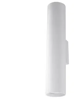 Svietidlá  Nástenné svietidlo LAGOS 2xGU10/40W/230V biela 