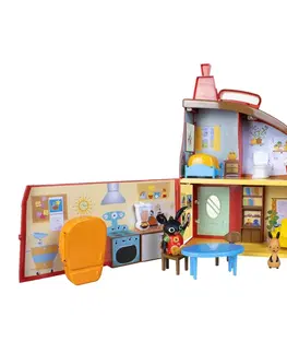 Drevené hračky Bing Hrací veľký domček, 36 x 34.5 x 13,5 cm 