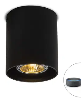 Bodove svetla Inteligentné čierne zlato vrátane WiFi GU10 - Tubo