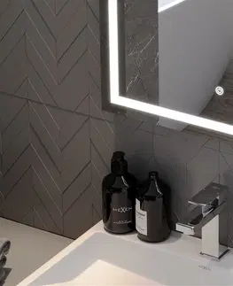 Kúpeľňa MEXEN - Miko zrkadlo s osvetlením 60 x 80 cm, LED 600 9819-060-080-611-00