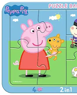 Hračky puzzle TREFL - Baby puzzle s rámčekom -  Peppa Pig