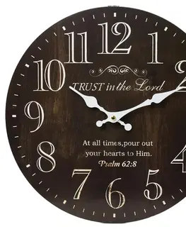 Hodiny Nástenné hodiny, Flor0112, Trust, 34cm