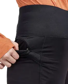 Dámske klasické nohavice CRAFT ADV Essence Wind W čierna s oranžovou - XS
