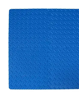 Podložky na cvičenie Puzzle podložka inSPORTline Famkin (12 dielov, 18 okrajov) modrá
