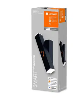 SmartHome nástenné svietidlá LEDVANCE SMART+ LEDVANCE SMART+ WiFi Orbis Wall Cross, čierna