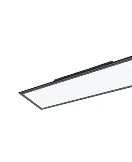 Svietidlá Eglo Eglo 900821 - LED Stropné svietidlo SALOBRENA LED/33W/230V 120x30 cm čierna 