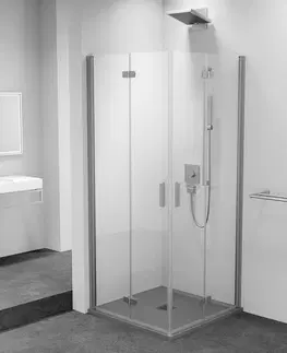 Sprchové dvere POLYSAN - ZOOM štvorcová sprchová zástena 700x700, rohový vstup ZL4715L-02