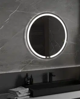 Kúpeľňa MEXEN - Rose zrkadlo s osvetlením, 80 cm, LED 600 9810-080-080-611-00