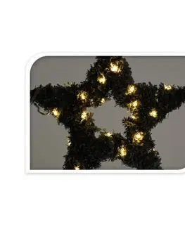 Vianočné dekorácie Vianočná LED hviezda zelená, 4 x 37 cm