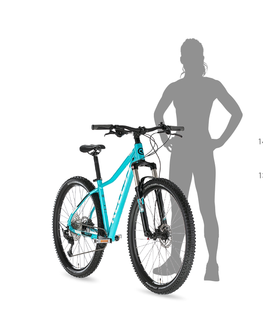 Bicykle KELLYS VANITY 50 2022 sky blue - XS (13,5", 137-153 cm)