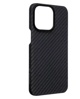 Puzdrá na mobilné telefóny Zadný kryt Tactical MagForce z aramidových vlákien pre Apple iPhone 13 Pro, čierna