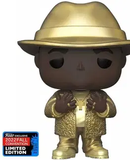 Zberateľské figúrky POP! Rocks: The Notorious B.I.G with Champagne with Fedora (Gold) 2022 Fall Convention Limited Edition POP-0152