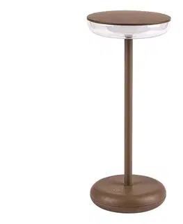 Lampy Rabalux Rabalux 77089 - LED Stmievateľná vonkajšia lampa KONIN LED/6W/5V IP44 hnedá 