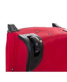 Batohy Pretty UP Cestovný textilný kufor TEX15 M, červená