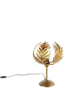 Stolove lampy Vintage stolná lampa zlatá 26 cm - Botanica