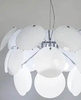 Moderné lampy do obývačky Luster Clio 6736/3 8C WHITE GLOSS LW3