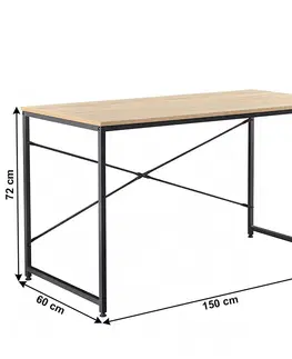 Pracovné stoly Písací stôl MELLORA Tempo Kondela 90 cm