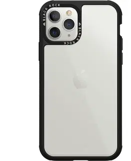 Puzdrá na mobilné telefóny Puzdro Black Rock Robust Transparent pre Apple iPhone 11 Pro, Black - OPENBOX (Rozbalený tovar s plnou zárukou) 1090RRT02