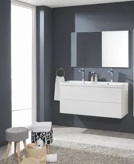 Kúpeľňový nábytok MEREO - Aira, kúpeľňová skrinka s keramickým umývadlom 81 cm, dub Kronberg CN721