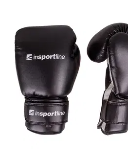 Boxerské rukavice Boxerské rukavice inSPORTline Metrojack čierno-biela - 12oz