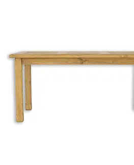 Jedálenské stoly Rustik stôl ST701 120 cm, jasný vosk