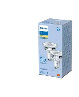 Žiarovky Philips SADA 2x LED Žiarovka Philips GU10/4,6W/230V 2700K 