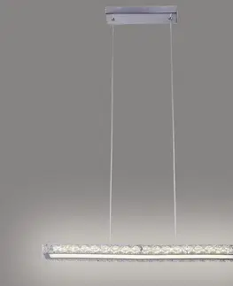 Moderné lampy do obývačky SymphonyZávesné svietidlo 60cm 20w Led 4000k Chróm