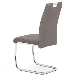 Jedálenské stoličky a kreslá Jedálenská stolička HC-482 Autronic Hnedá