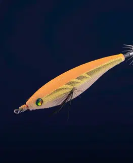 rybolov Nástraha Turlutte plávajúca Ebiflo 2.5/110 oranžová fluo na lov sépií/kalmárov