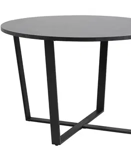 Jedálenské stoly Stôl Amble Čierny mramor /Čierny Mat 85738