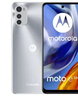 Mobilné telefóny Motorola Moto E32s, 4/64GB, misty silver