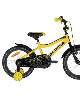 Bicykle Detský bicykel ALPINA Starter 16" Blue Orange - 9,5" (112-132 cm)