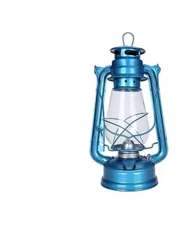 Záhradné lampy Brilagi Brilagi - Petrolejová lampa LANTERN 31 cm tyrkysová 