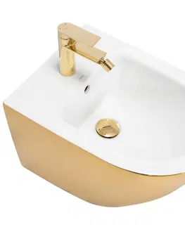 Kúpeľňa REA - Bidet Carlo Mini zlatá/biela REA-C2288