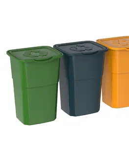 Odpadkové koše Kôš na triedený odpad Eco 3 Master 50 l, 3 ks
