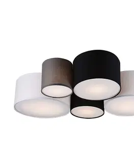 Stropne svietidla Dizajnové stropné svietidlo viacfarebné 5-svetlé - Sectos