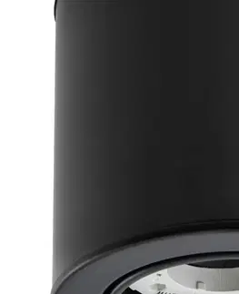 Bodové svetlá Lindby Stropné bodové svietidlo Jyla, 3 svetlá, čierne, 4200K