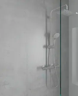 Kúpeľňové batérie HANSGROHE HANSGROHE - Vernis Shape Sprchový set Showerpipe 230 s termostatom, EcoSmart, chróm 26097000