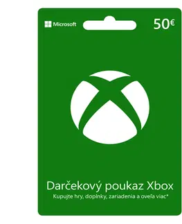 Hry na PC Xbox Store 50€ - elektronická peňaženka